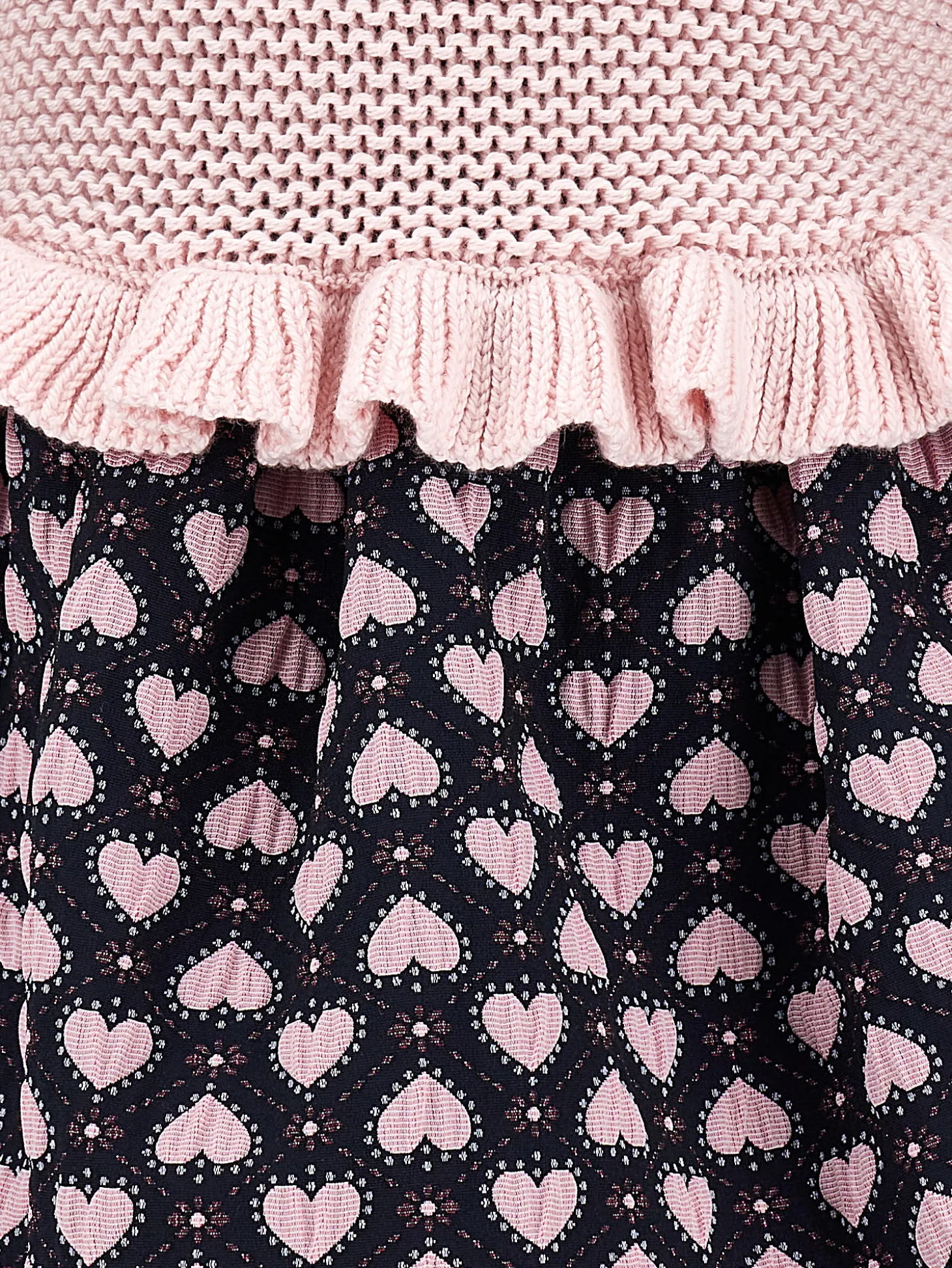 Abitino jacquard cuori