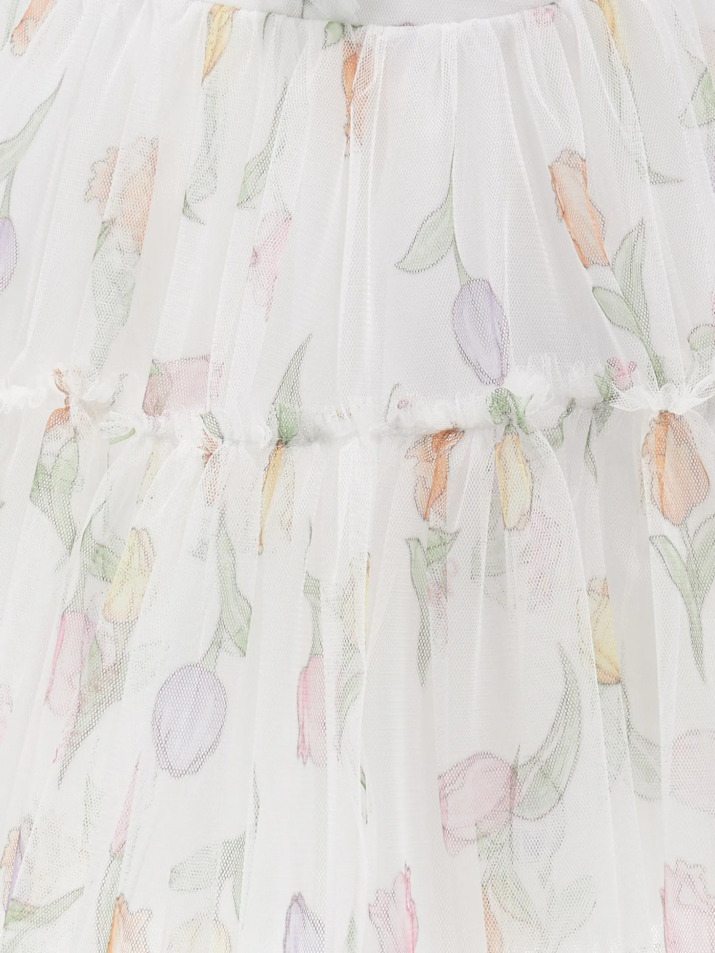Abitino tulle stampa tulipani