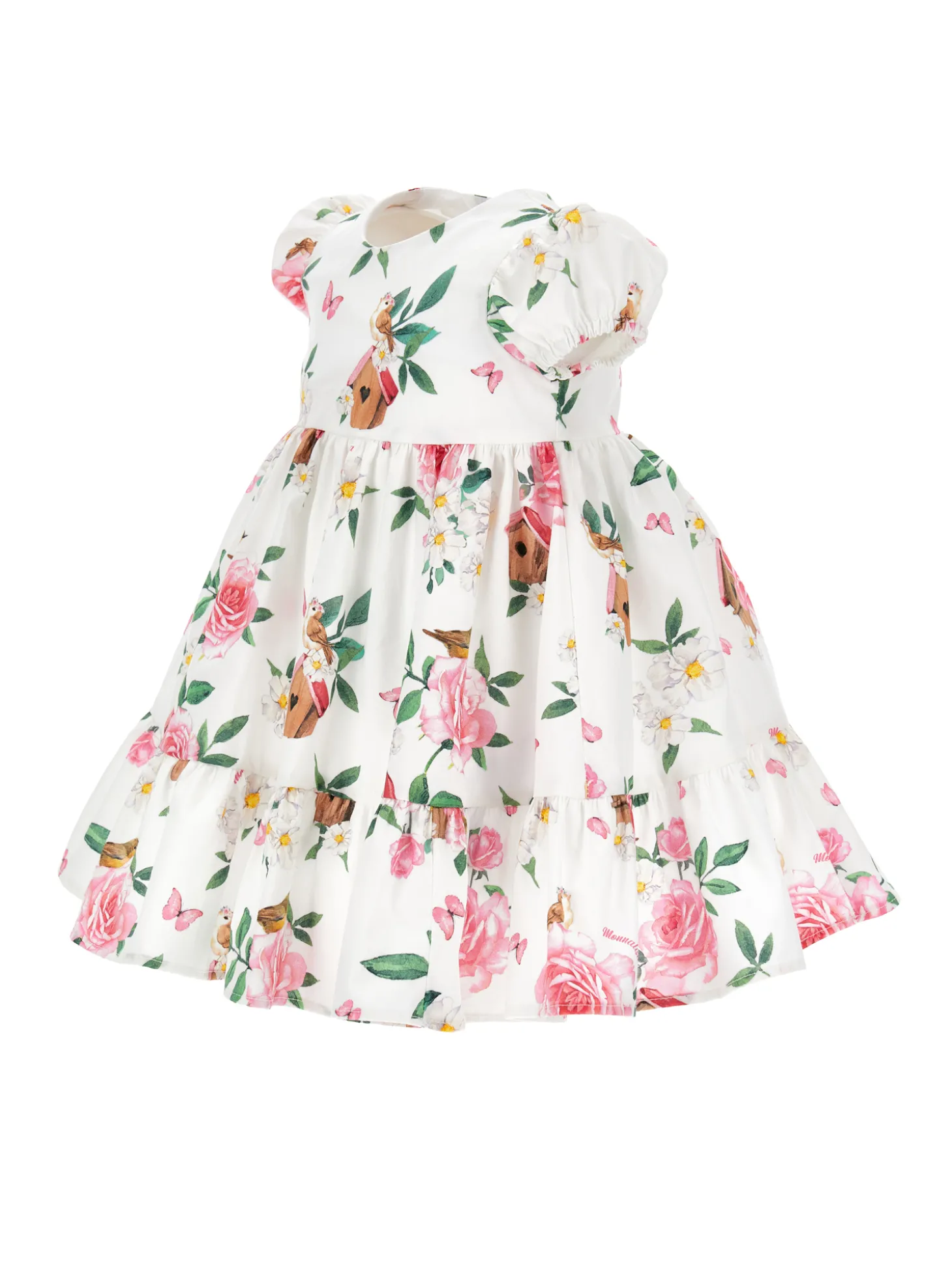 Abito cotone stampa floreale