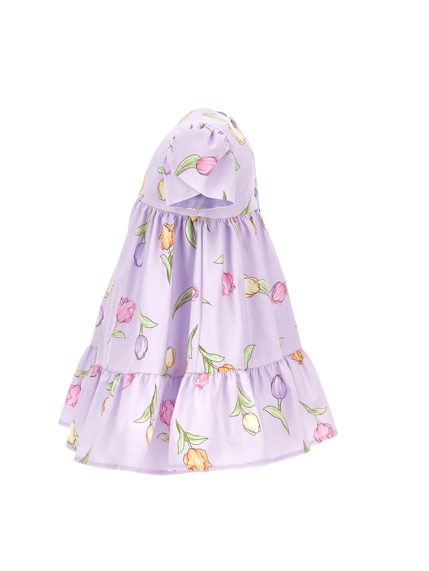 Abito cotone tulipani