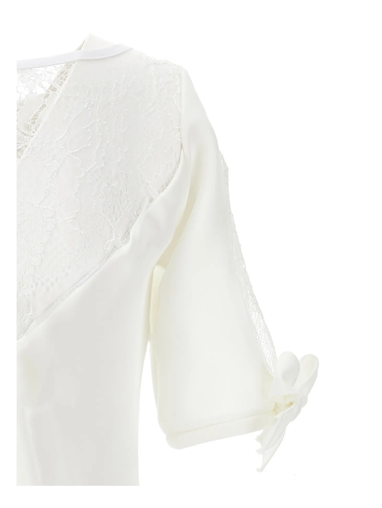 Abito crepe e pizzo
