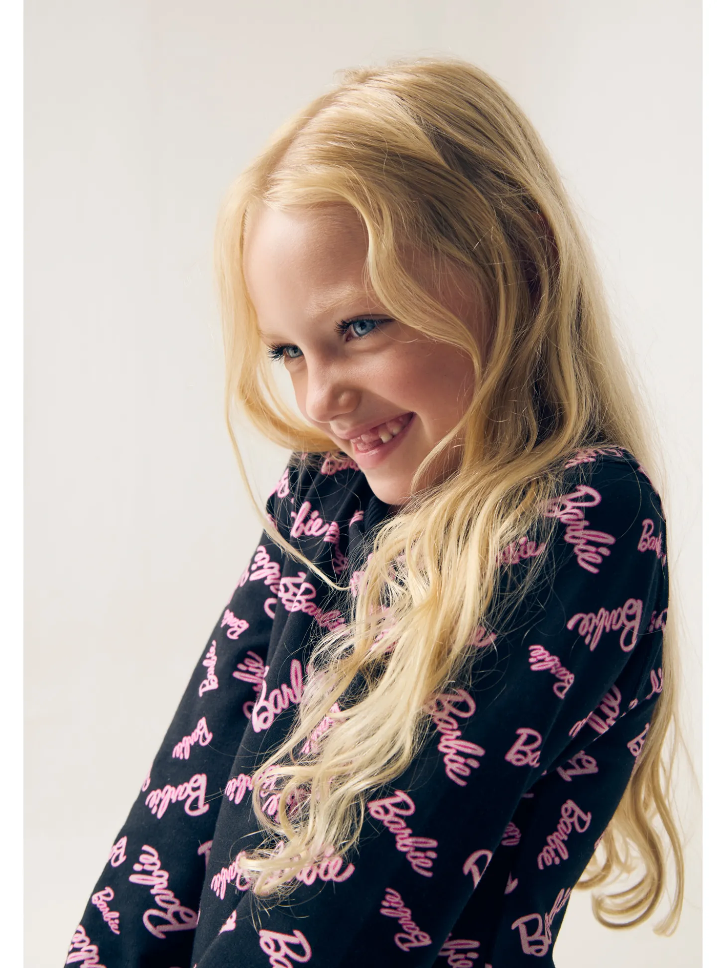 Abito felpa logato Barbie™