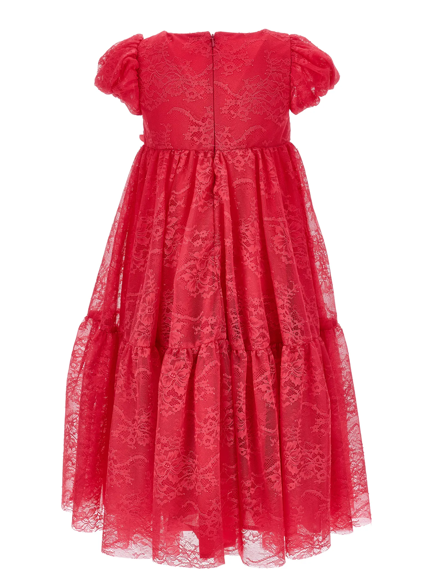 Abito lungo pizzo Chantilly