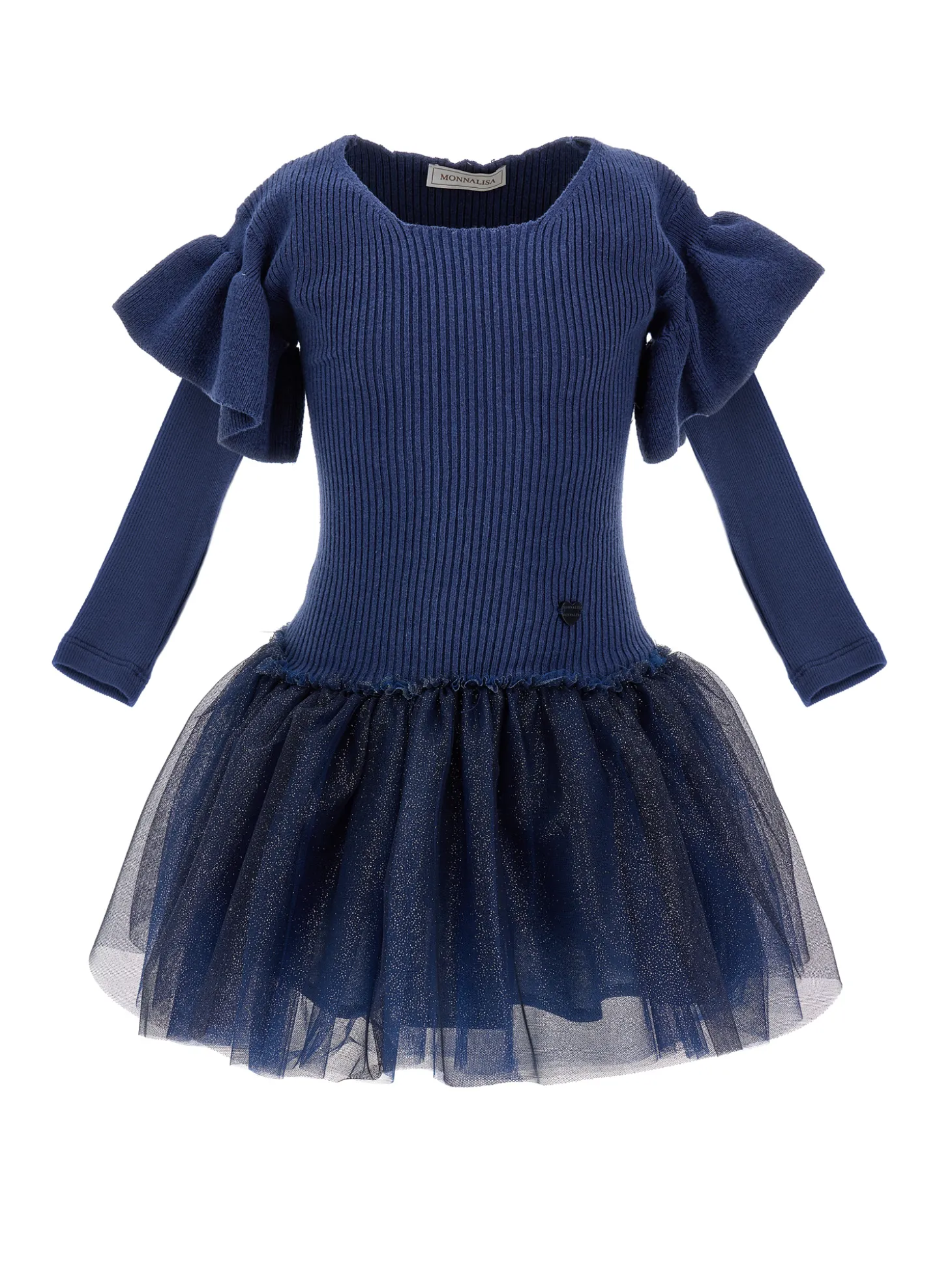 Abito maglia e glitter