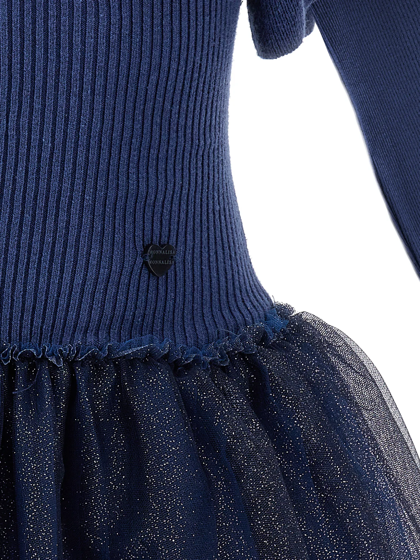 Abito maglia e glitter