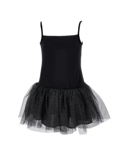 Abito maglia e lurex con cintura