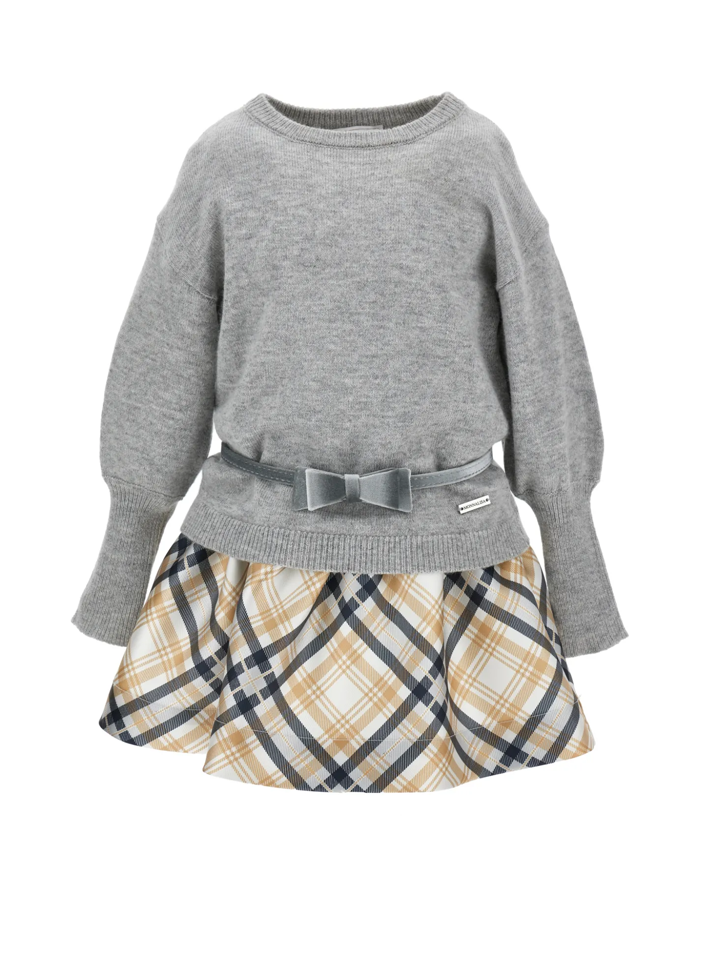 Abito mikado tartan