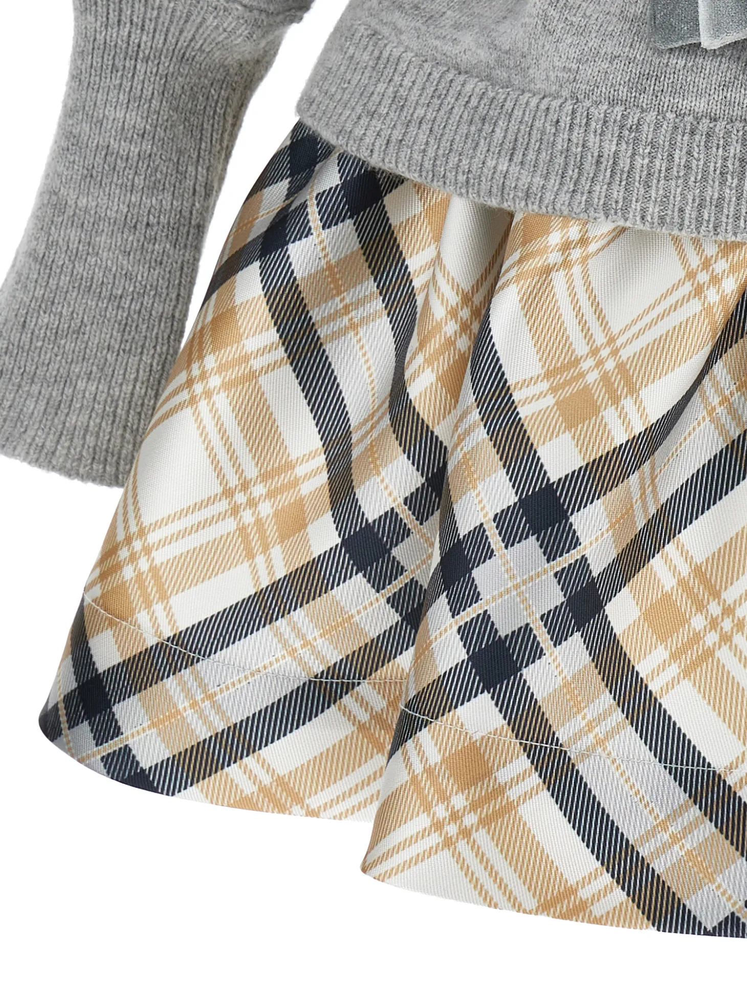 Abito mikado tartan