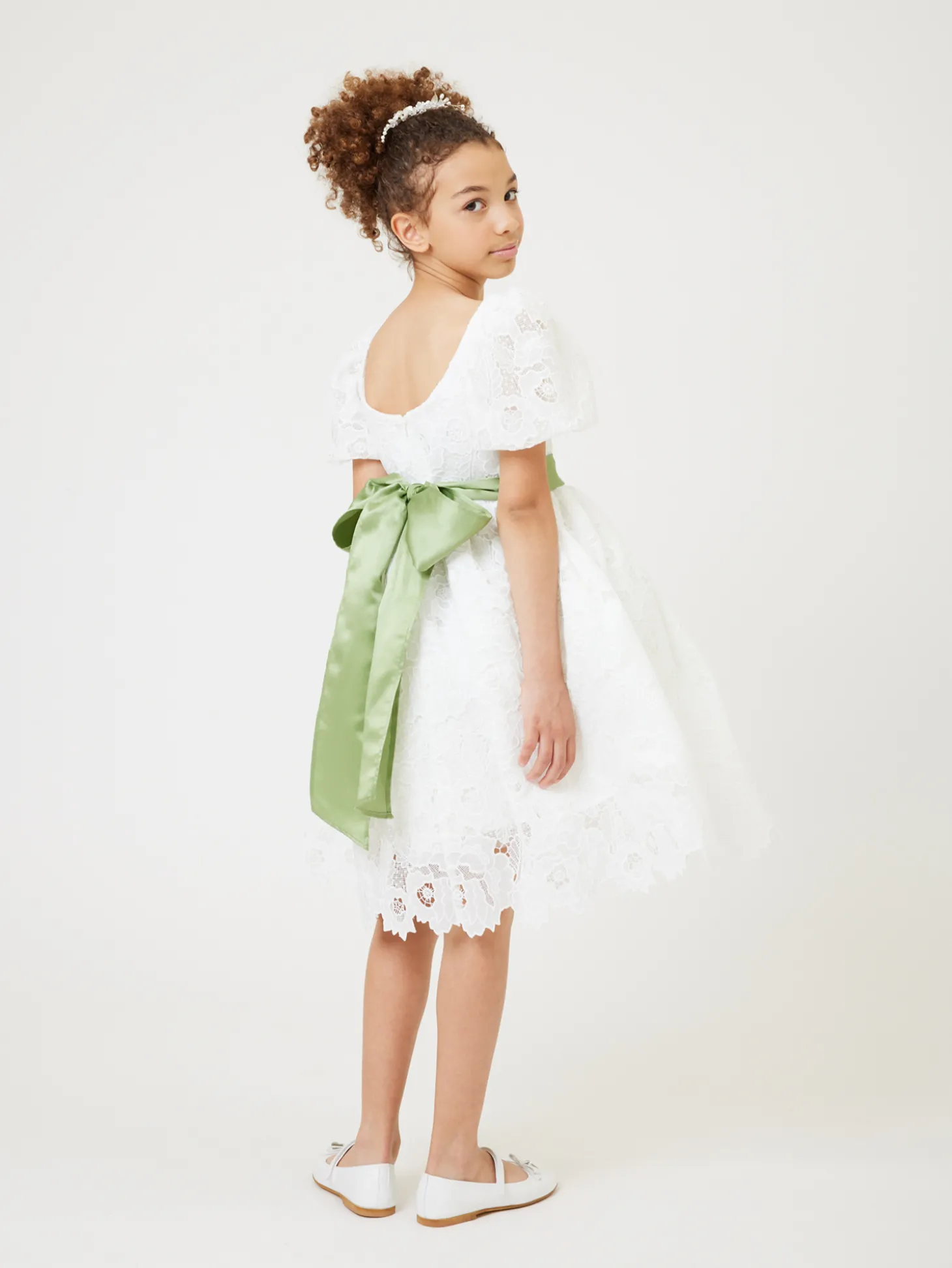 Abito pizzo rose