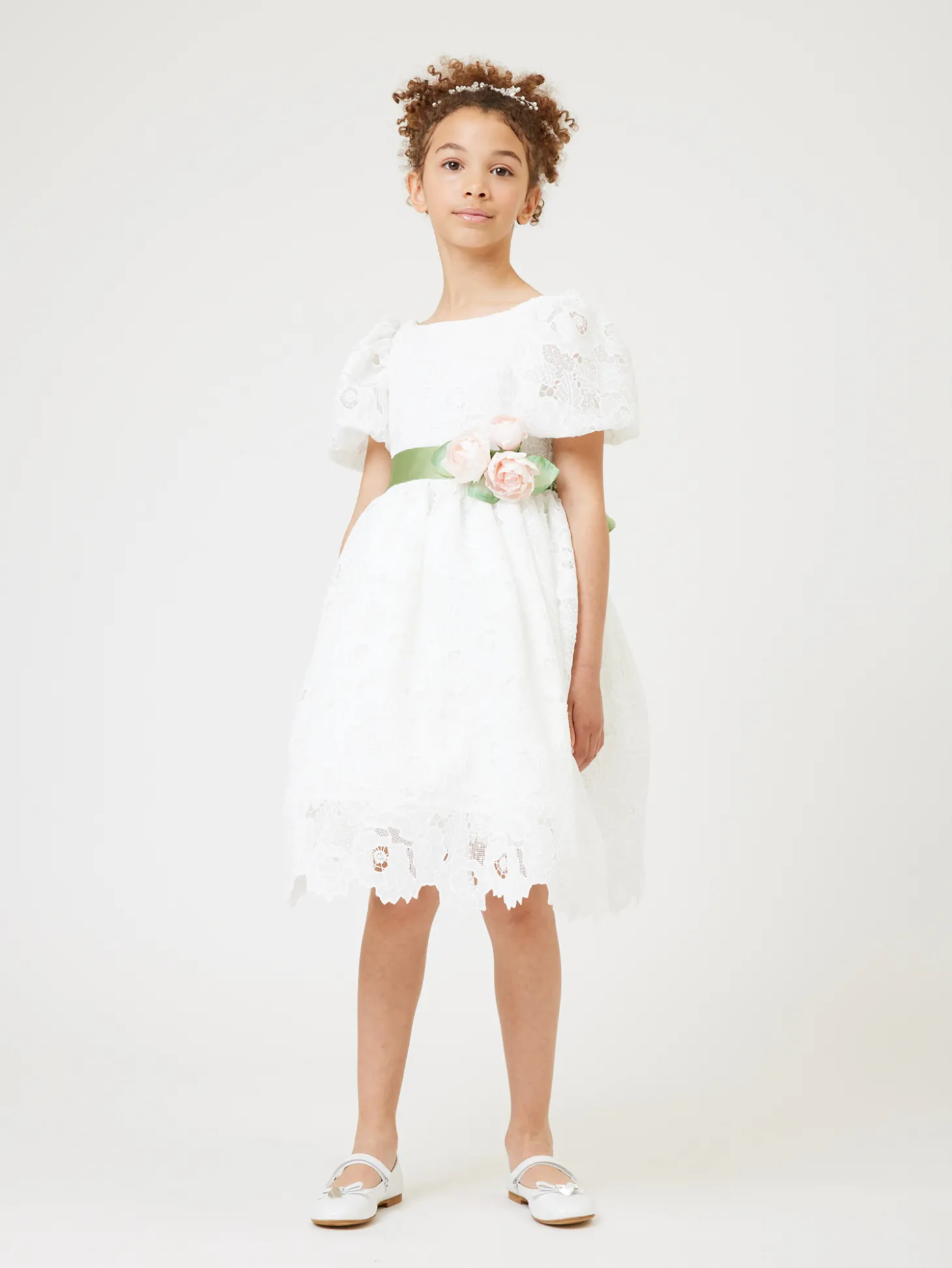 Abito pizzo rose