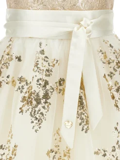 Abito ricamato paillettes