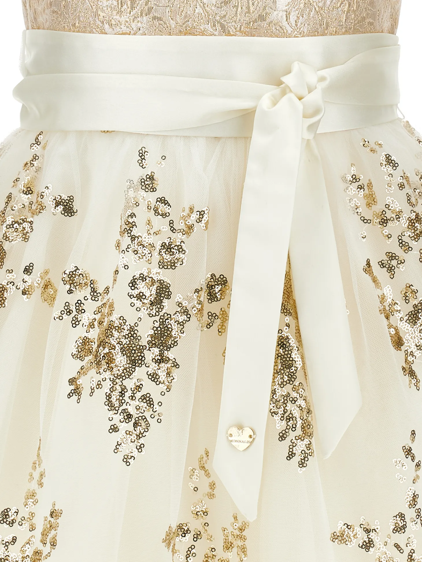 Abito ricamato paillettes