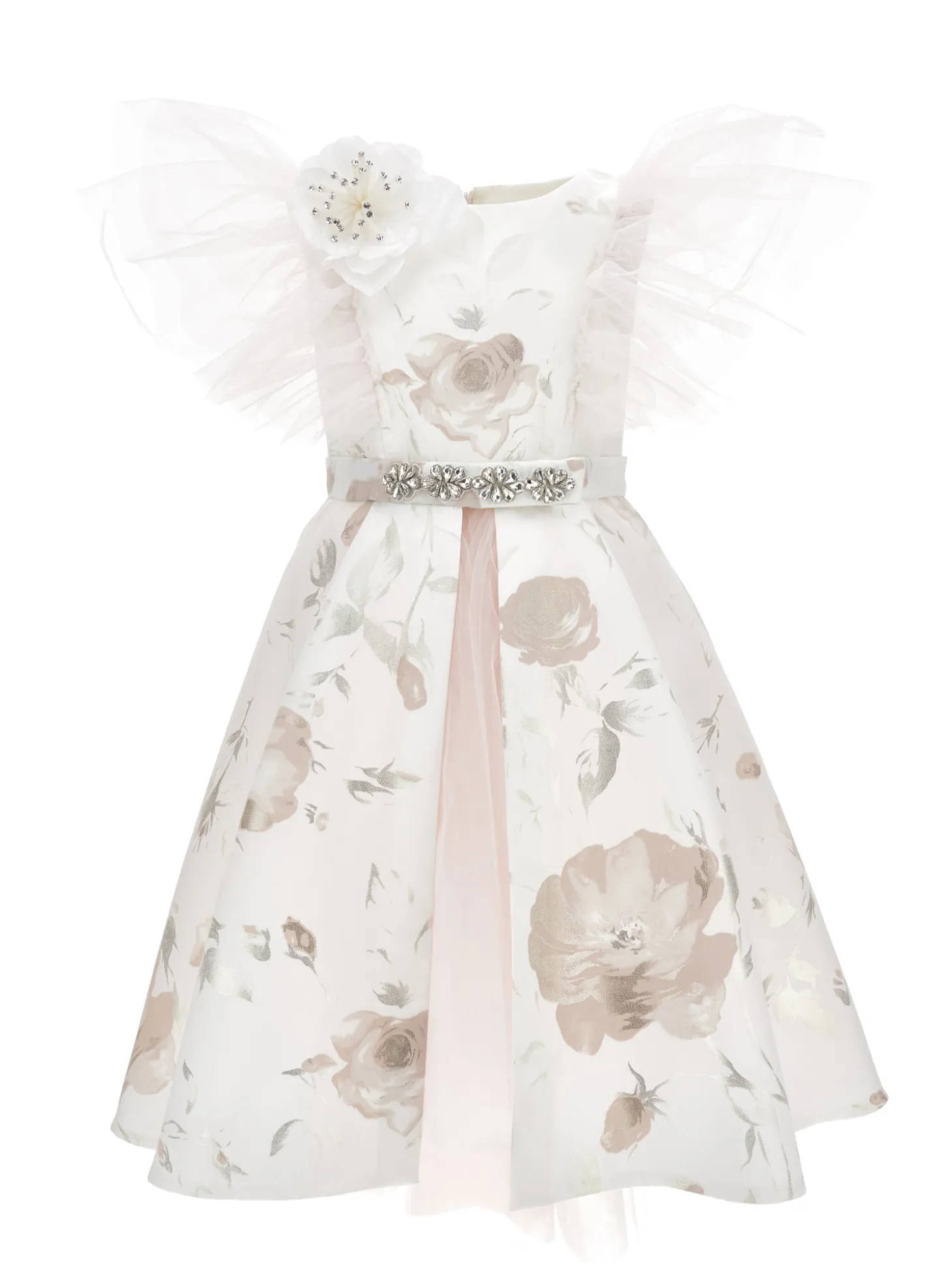 Abito Sunrise mikado tulle con gonna removibile