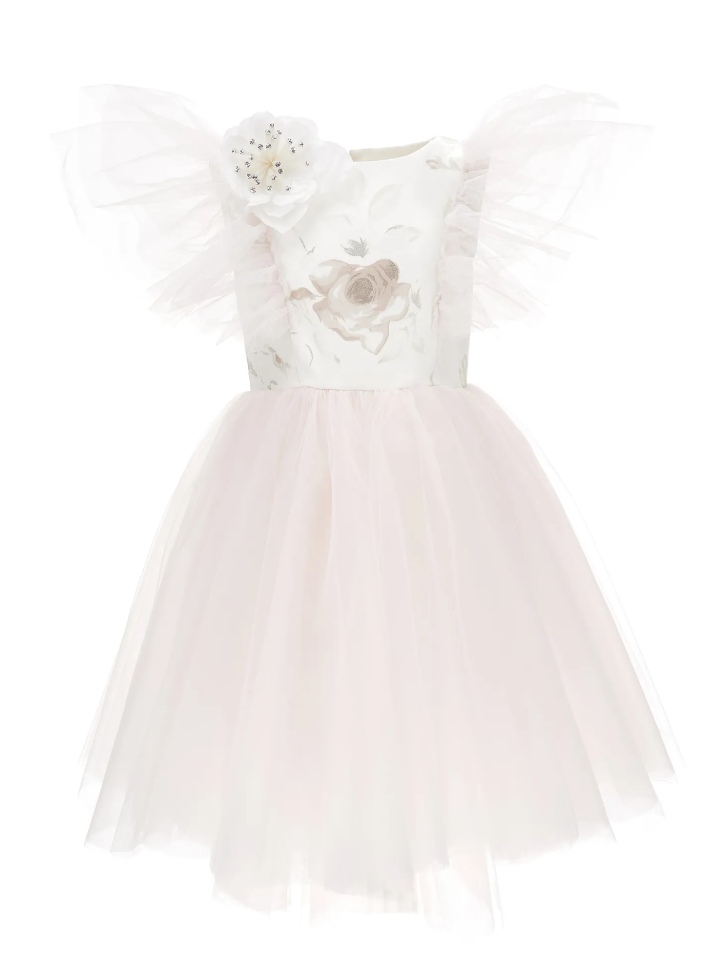 Abito Sunrise mikado tulle con gonna removibile
