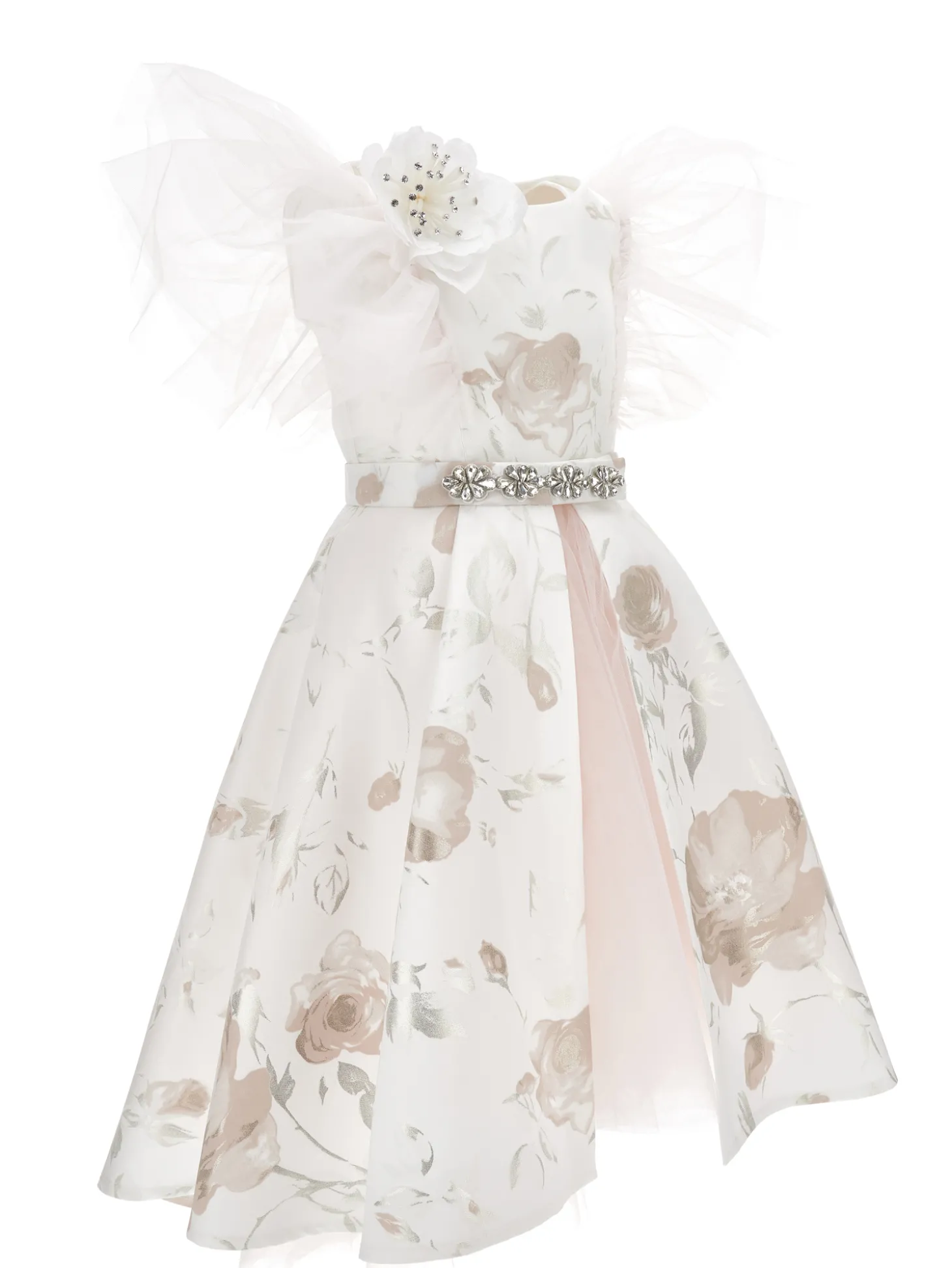 Abito Sunrise mikado tulle con gonna removibile