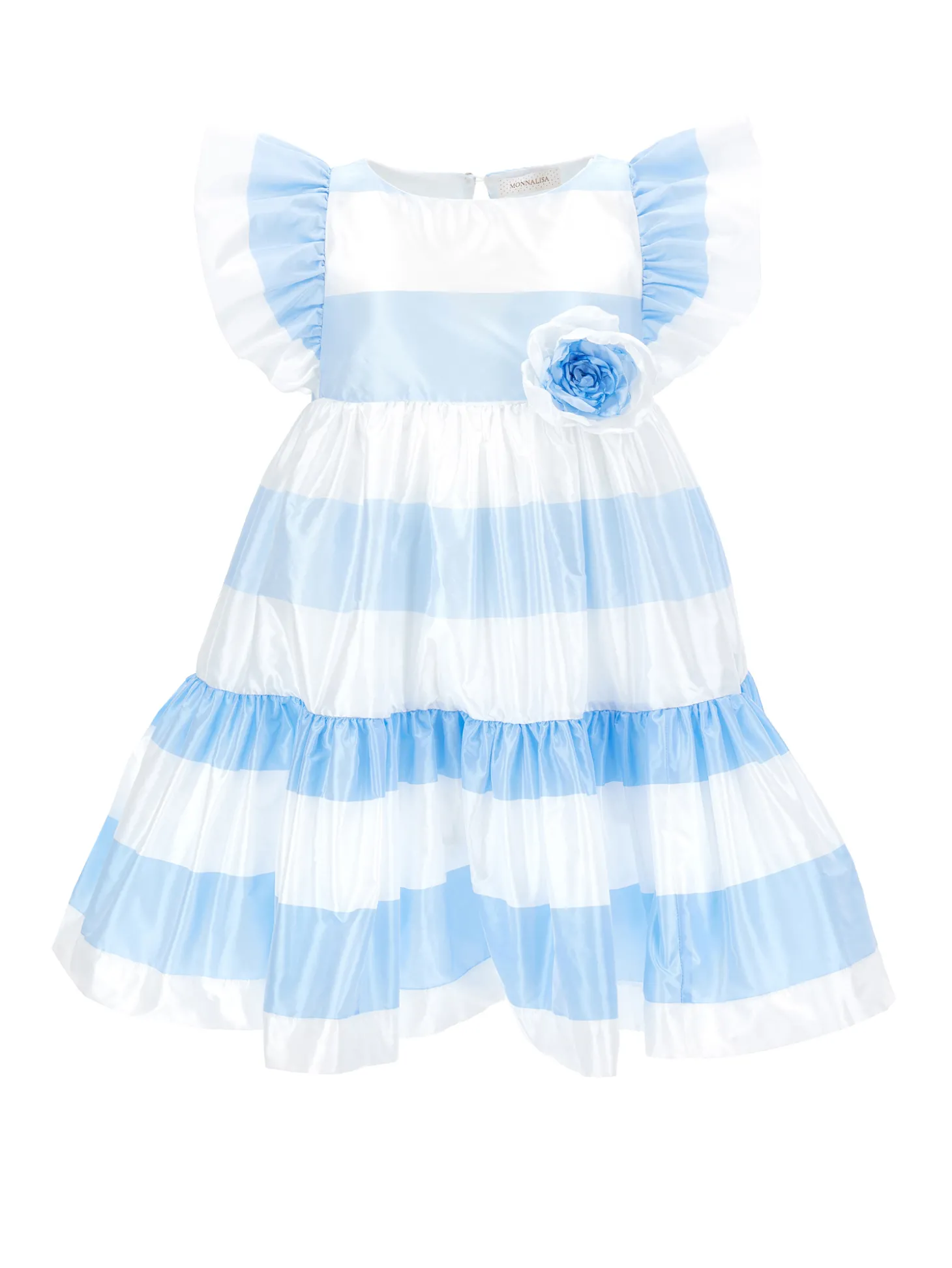 Abito taffeta righe