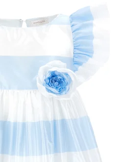 Abito taffeta righe
