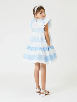 Abito taffeta righe