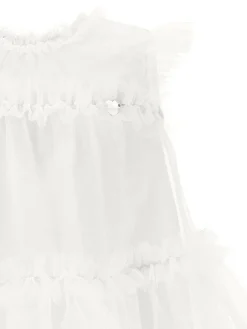 Abito tulle balze