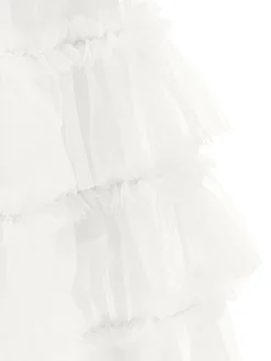 Abito tulle balze