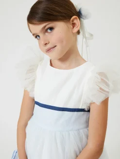 Abito tulle con rose degrad&eacute;
