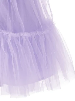 Abito tulle con volant