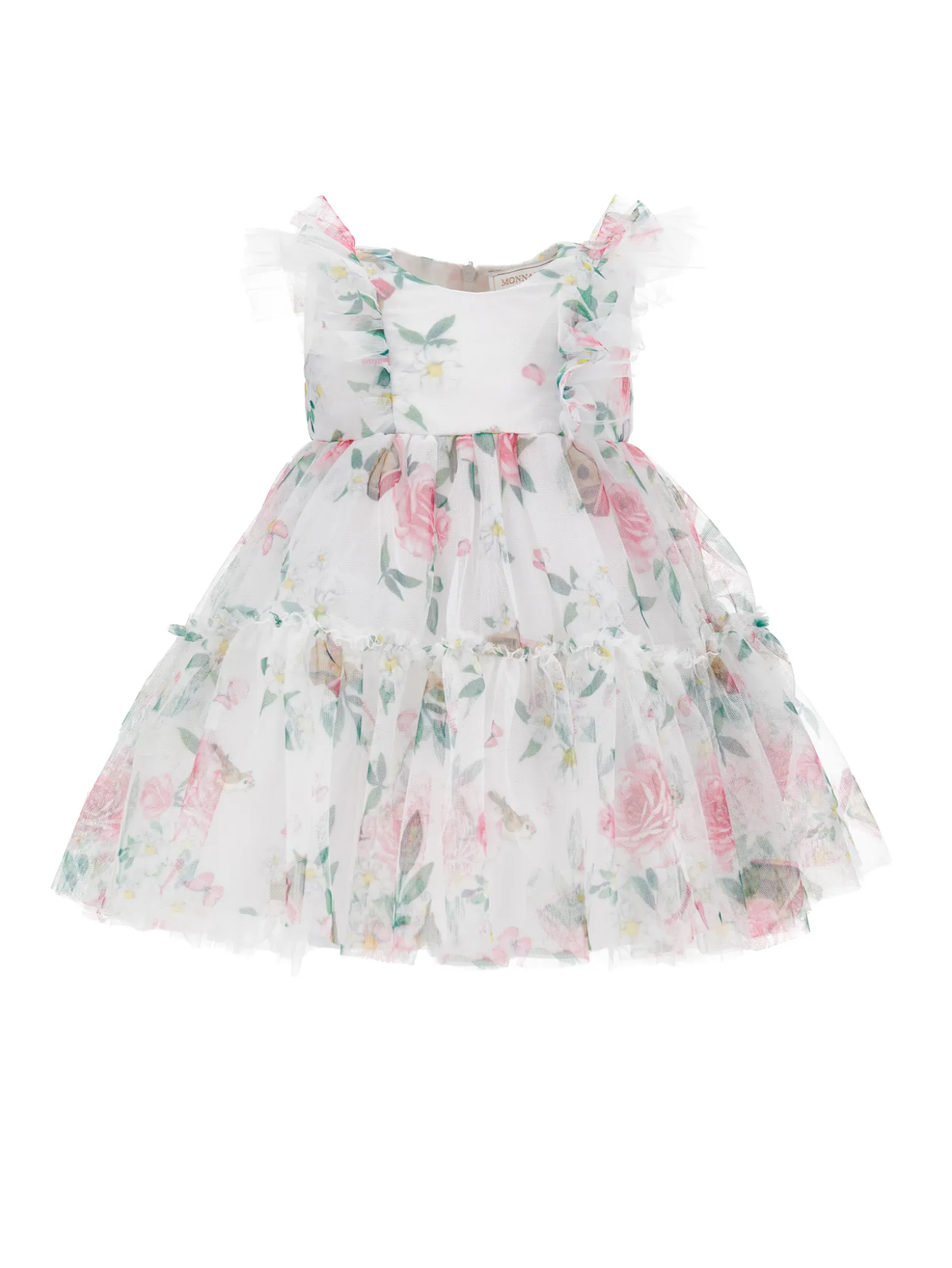 Abito tulle floreale