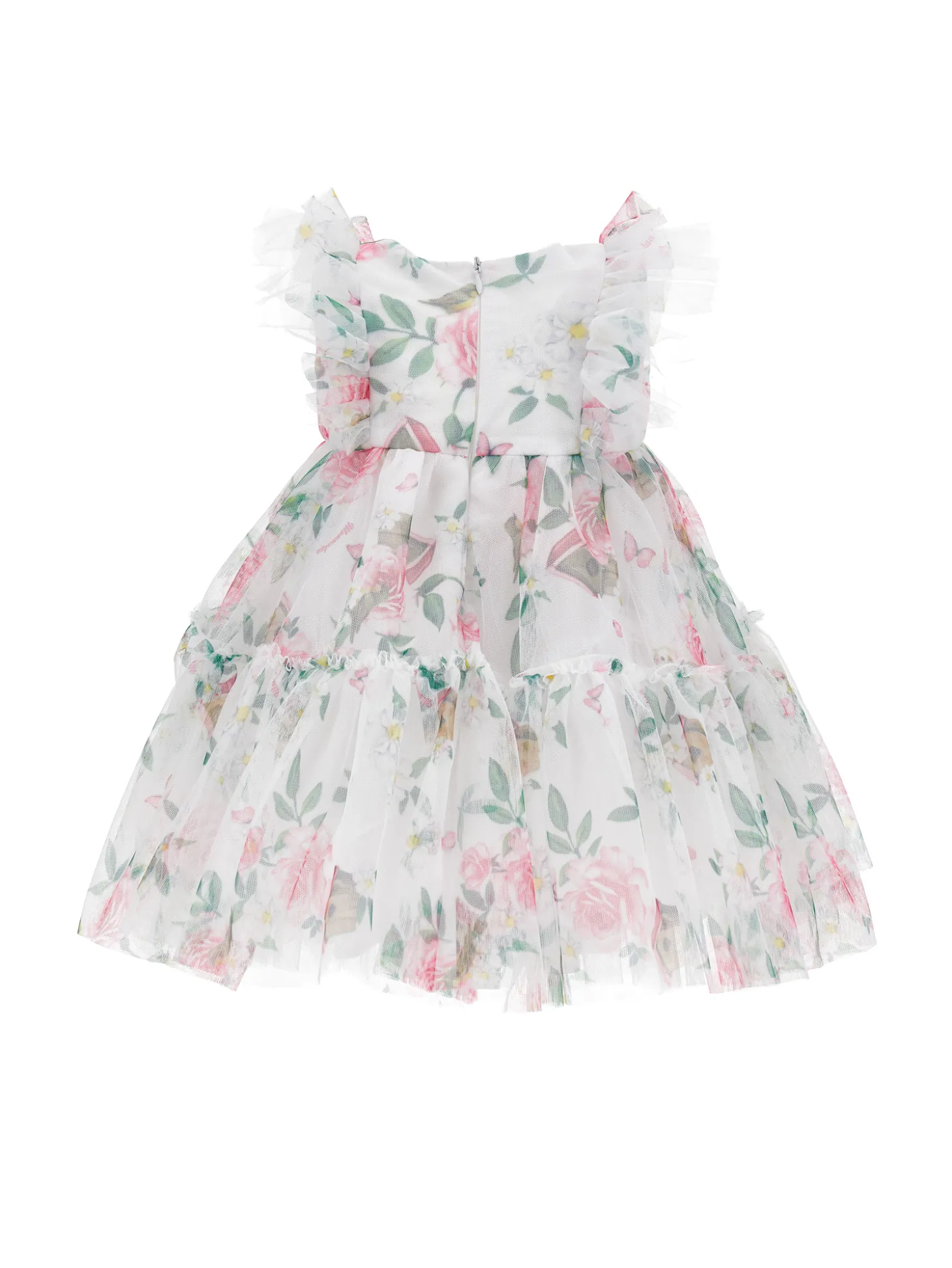Abito tulle floreale