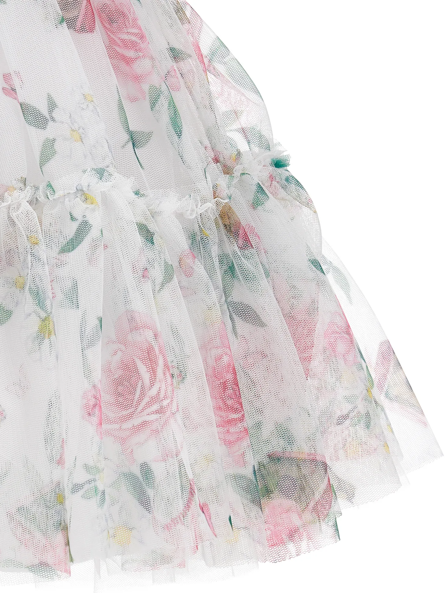 Abito tulle floreale