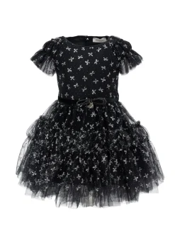 Abito tulle glitterato