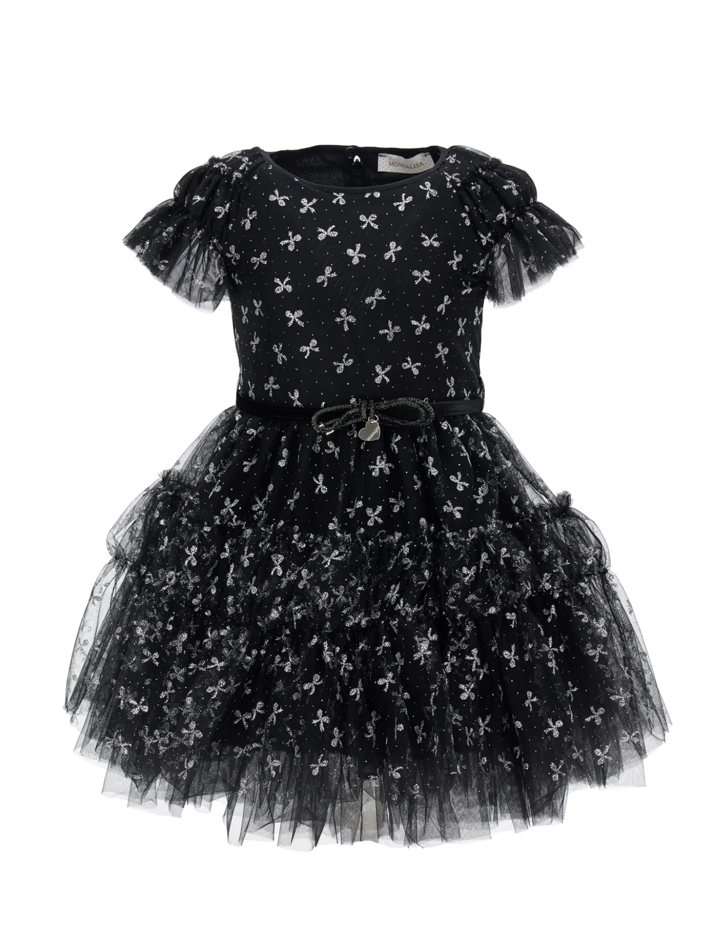 Abito tulle glitterato