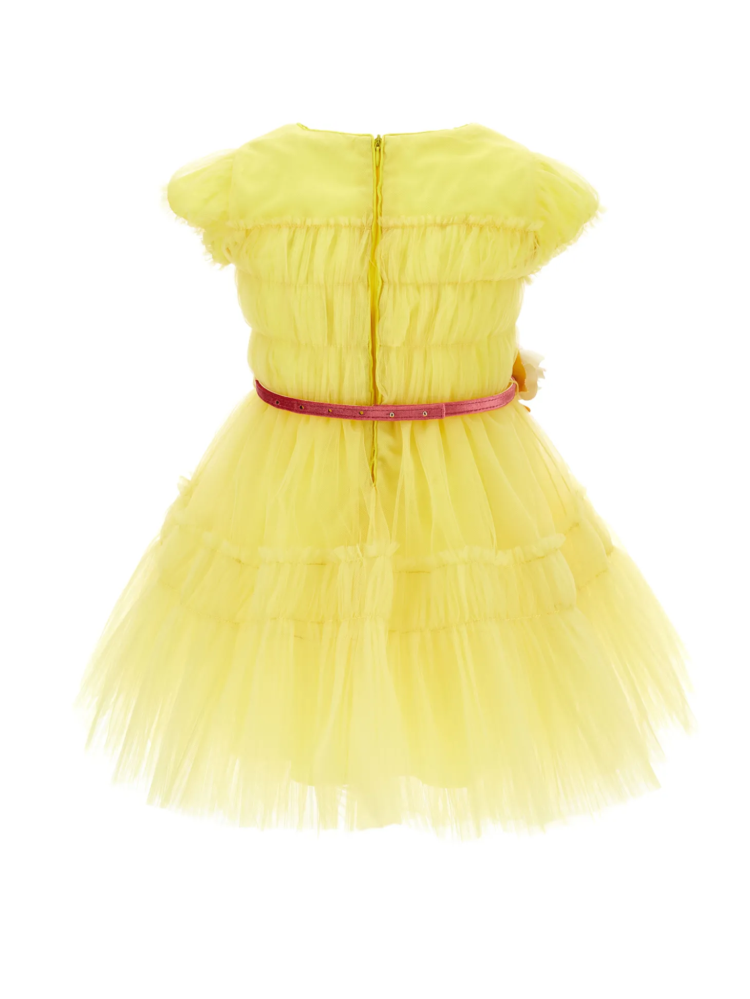 Abito tulle increspato
