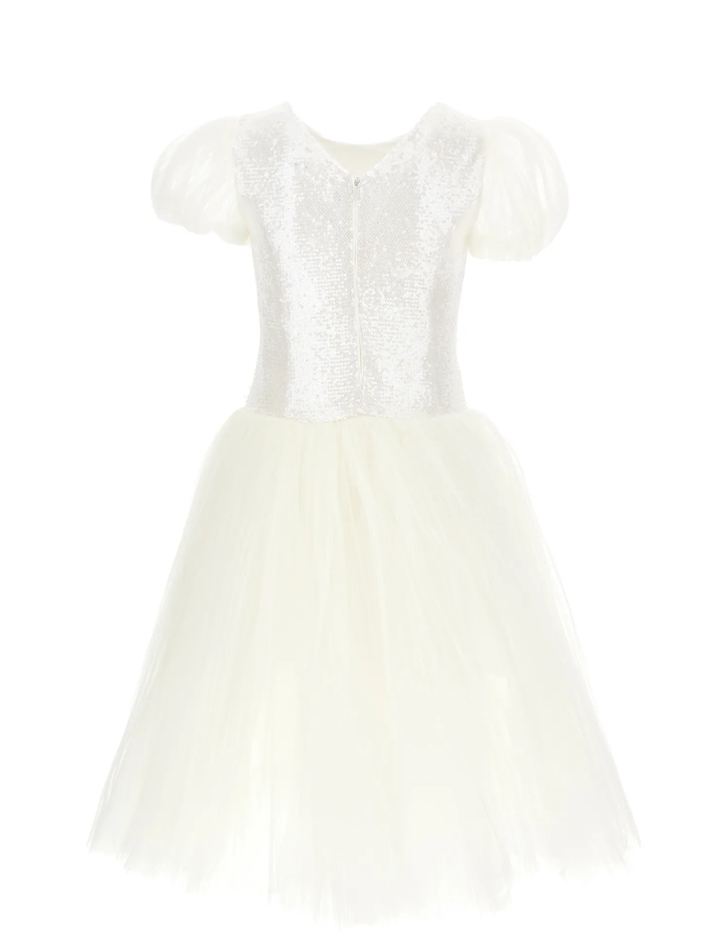 Abito tulle paillettes
