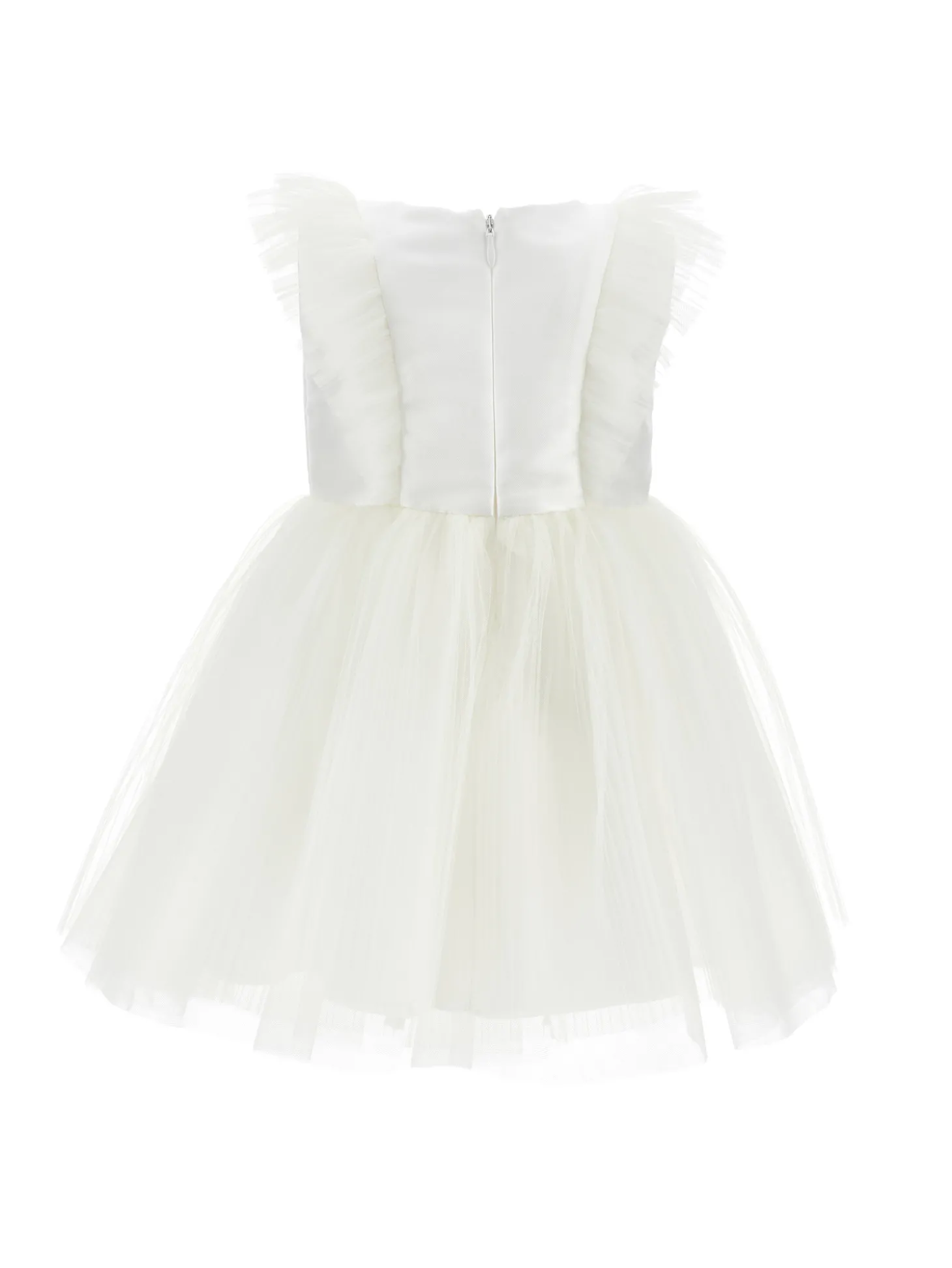 Abito tulle plissettato