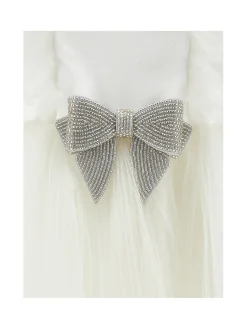 Abito tulle plissettato