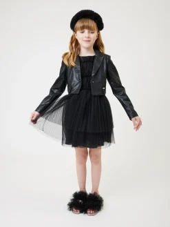 Abito tulle plissettato