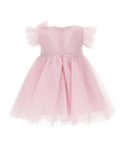 Abito tulle plumetis