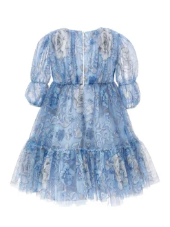 Abito tulle ramage