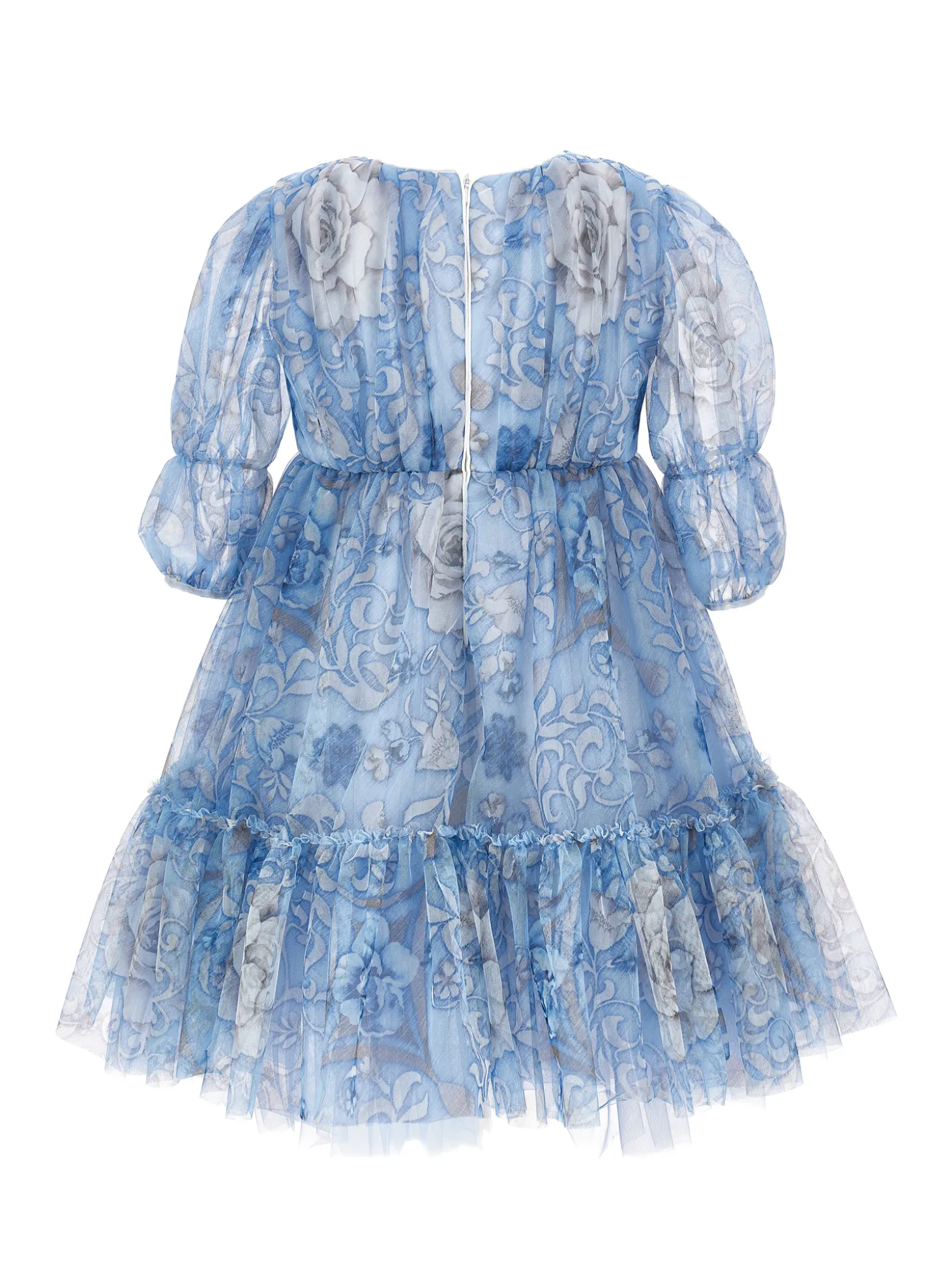 Abito tulle ramage
