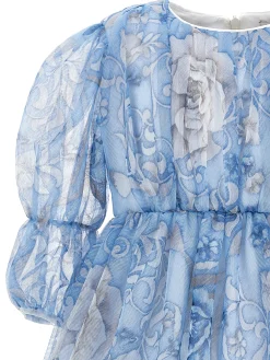 Abito tulle ramage
