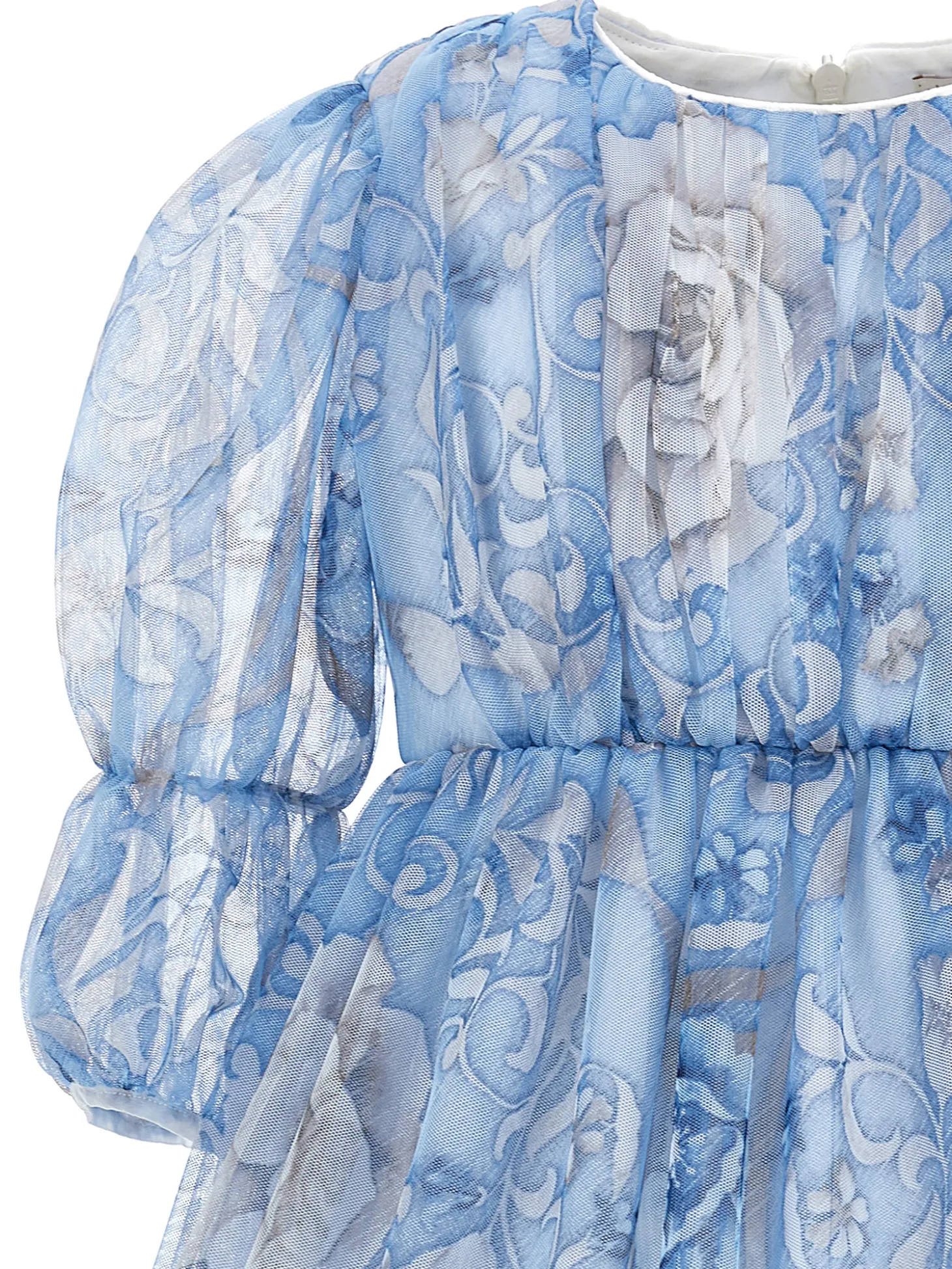 Abito tulle ramage