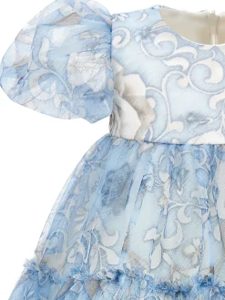 Abito tulle ramage