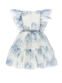 Abito tulle rose di ghiaccio