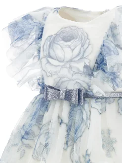 Abito tulle rose di ghiaccio