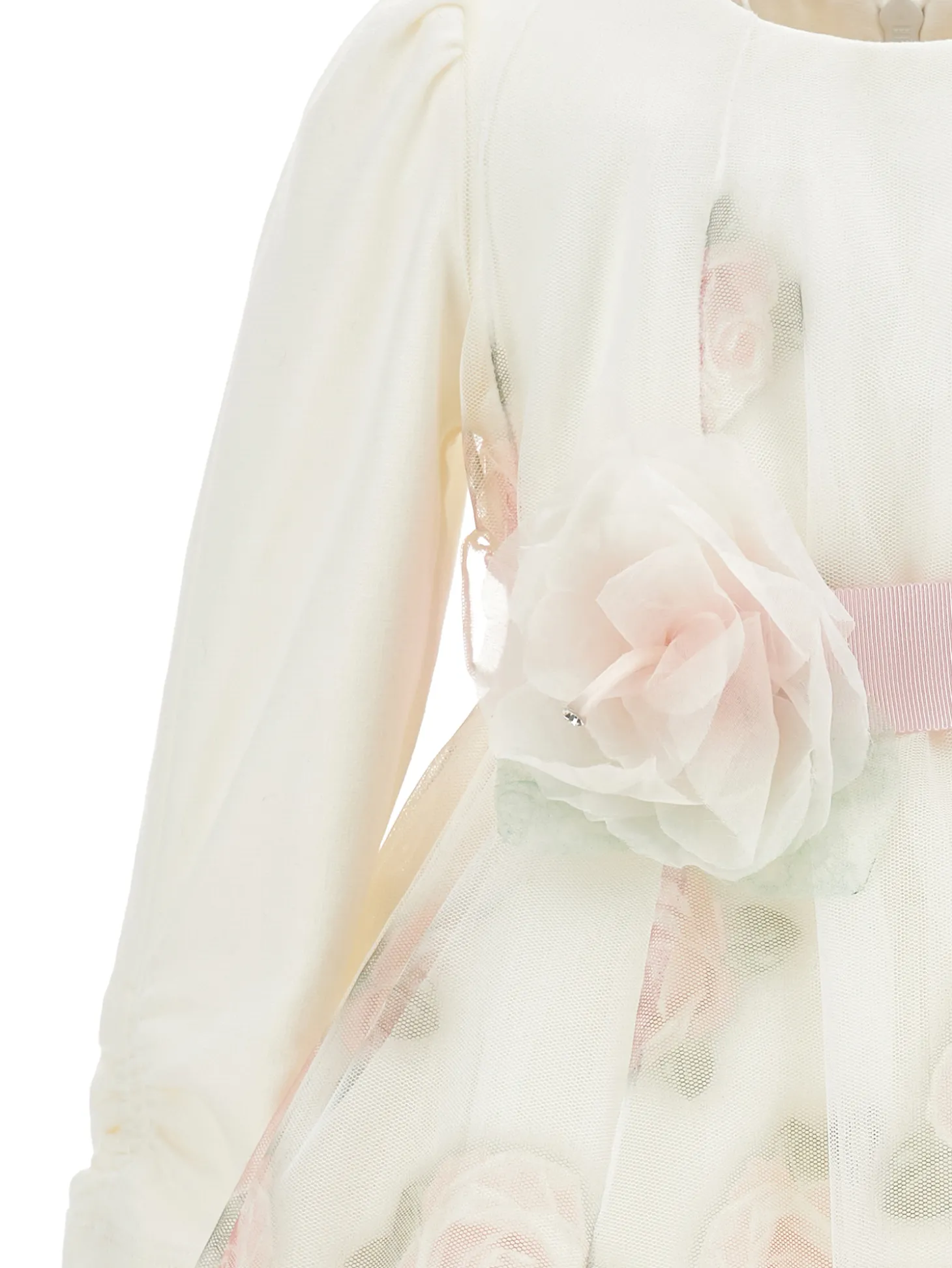 Abito tulle stampato