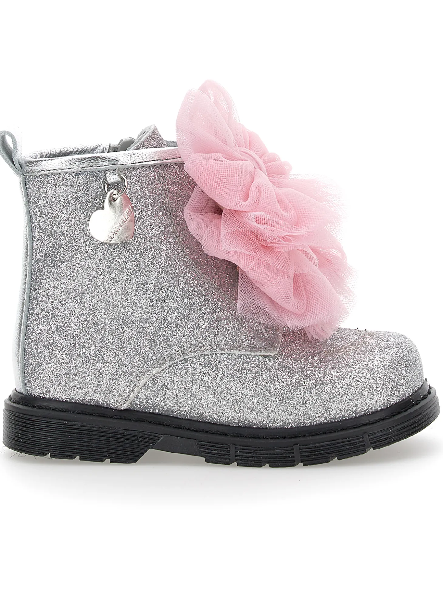 Anfibi glitter con fiocchi