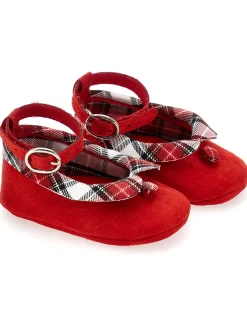 Ballerine con collettino tartan