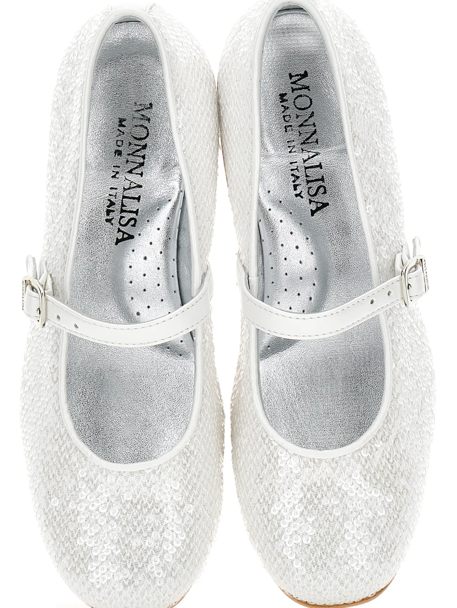 Ballerine in maglia paillettes