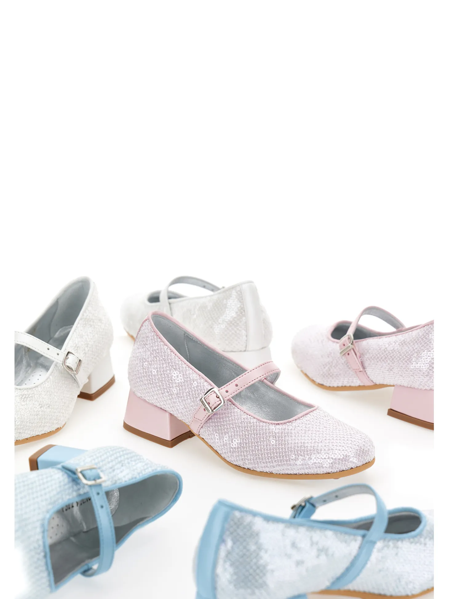 Ballerine in maglia paillettes