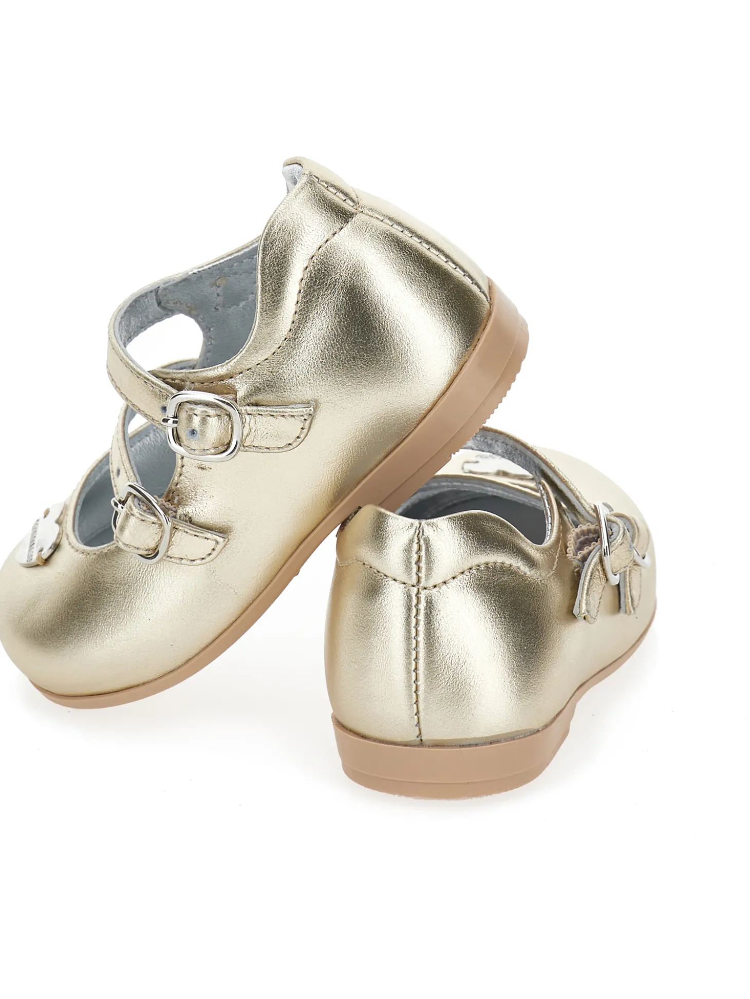 Ballerine laminate con cinturini